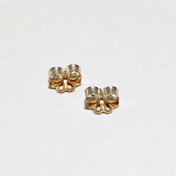 2 Earring Jacket Sets with Pearl Studs Designed with 14 Karat Gold and Argentium Silver