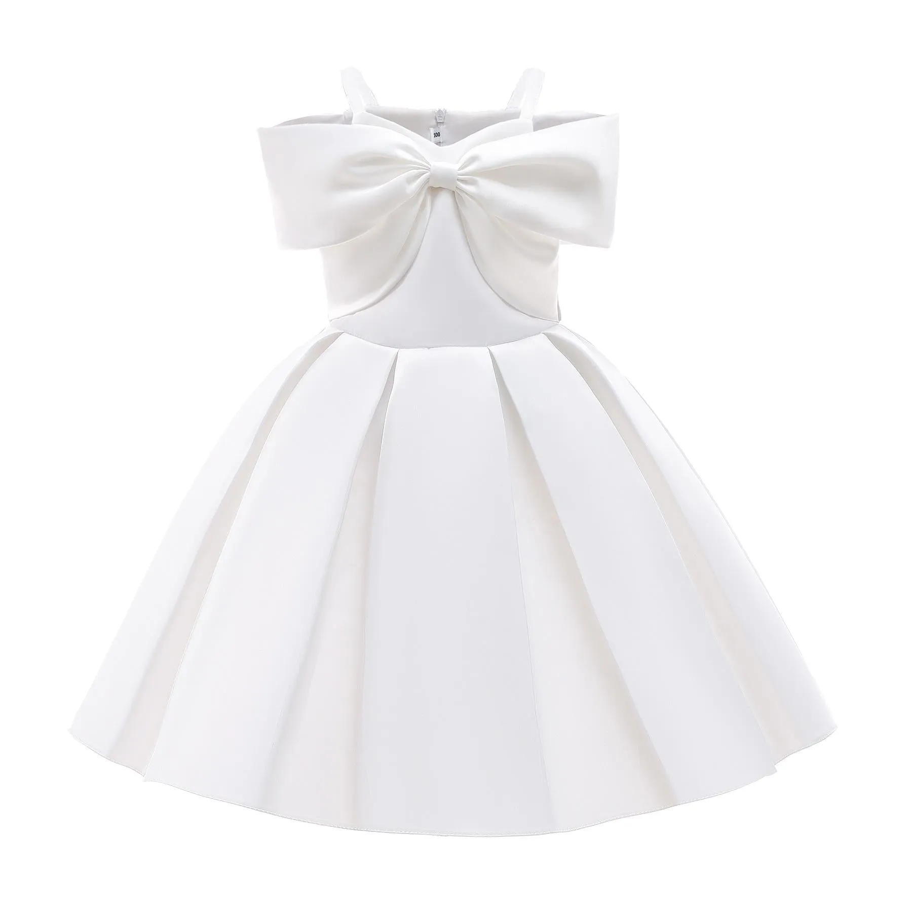 3-10Y Baby Clothes Baby Girls Princess Dress girls suspender strapless dress Catpapa 2170