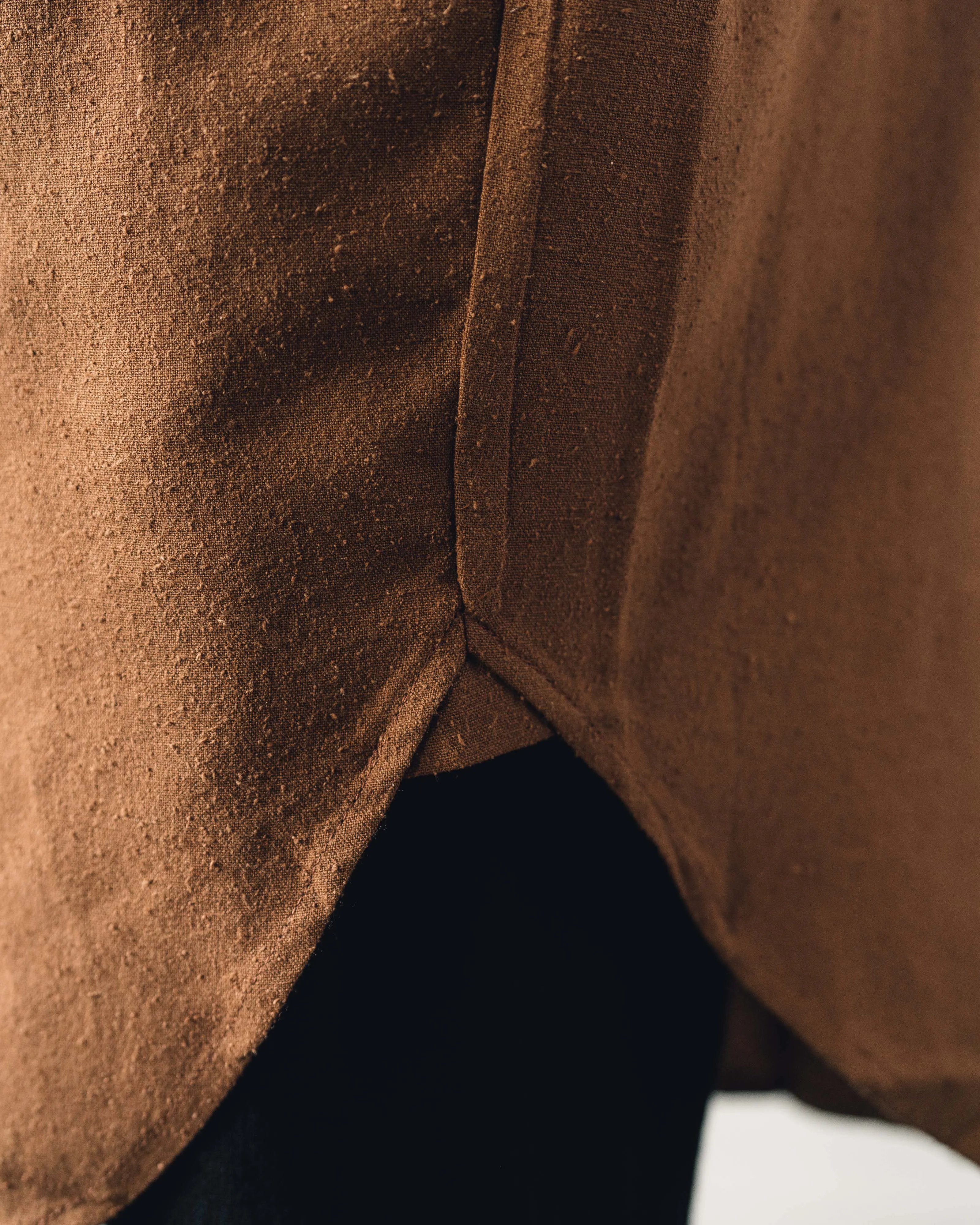 7115 Signature Shirt Maxi Dress, Rust