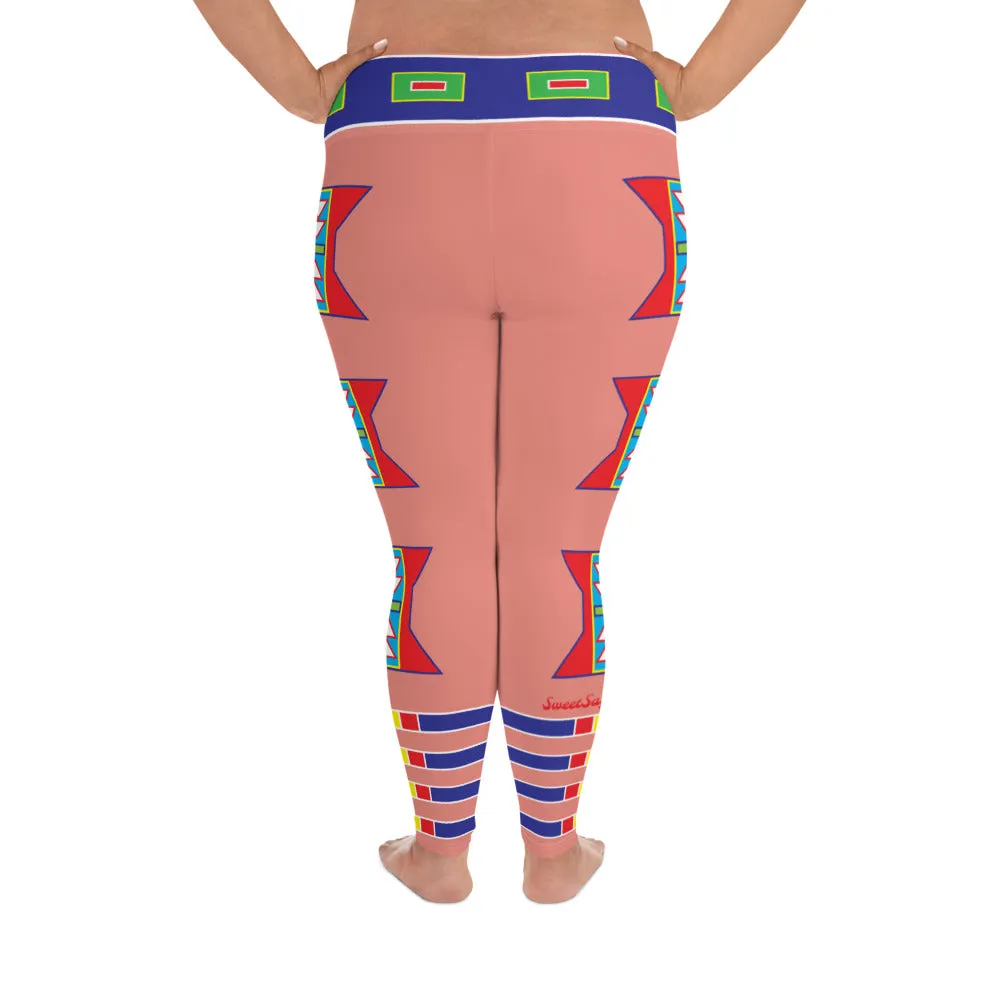 All-Over Print Plus Size Leggings