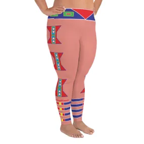 All-Over Print Plus Size Leggings