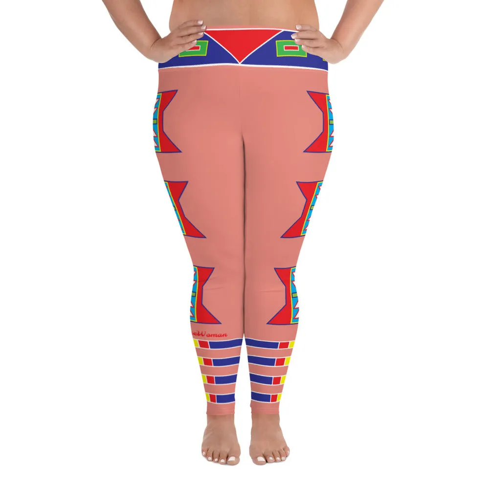 All-Over Print Plus Size Leggings