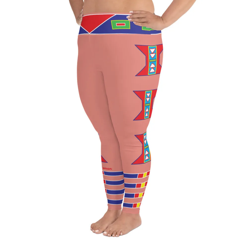 All-Over Print Plus Size Leggings