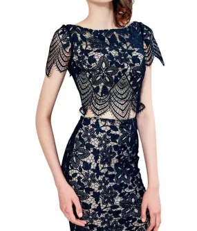 Angela & Alison - Laced Prom Dress