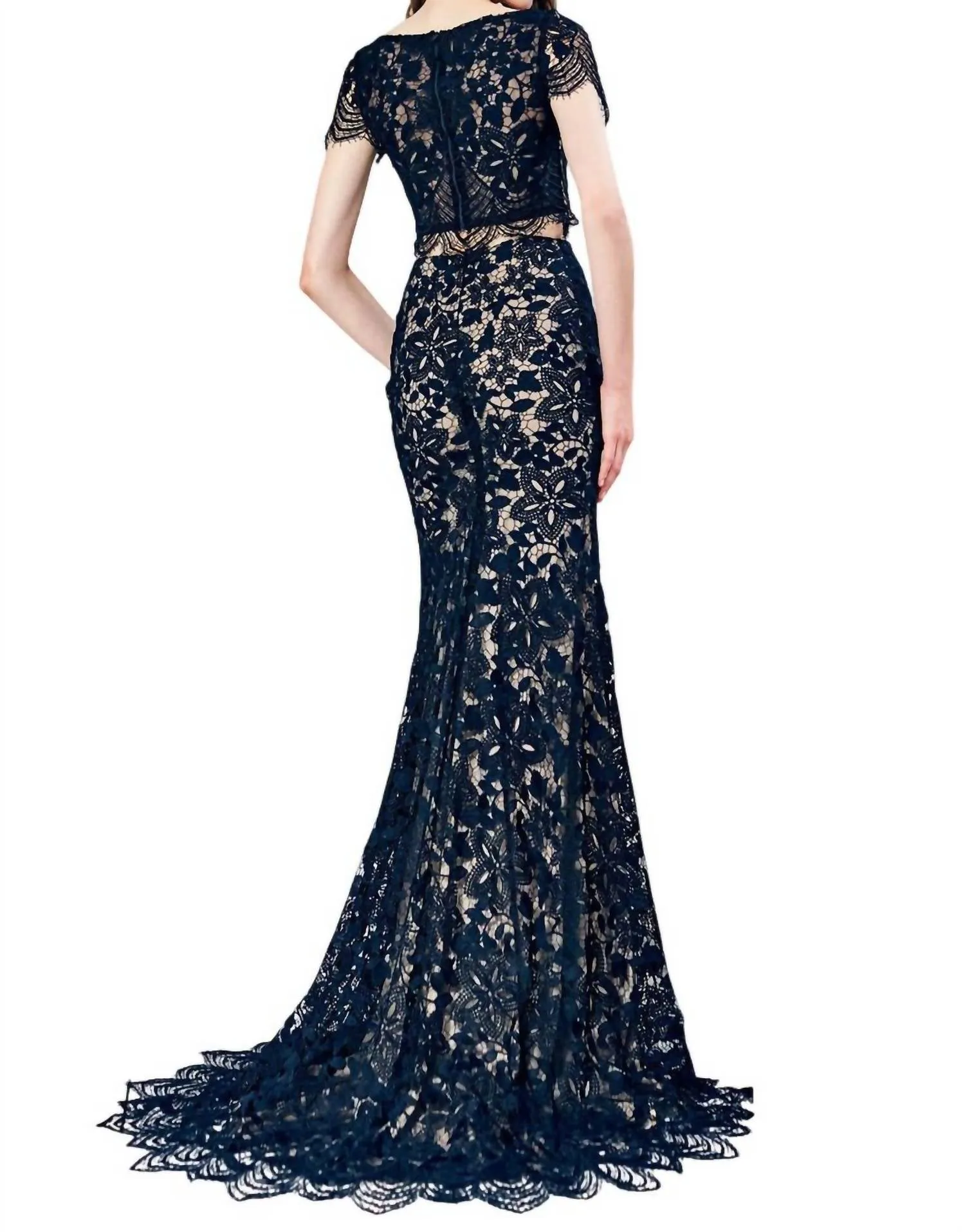 Angela & Alison - Laced Prom Dress