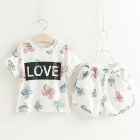 Butterfly 2pc short set