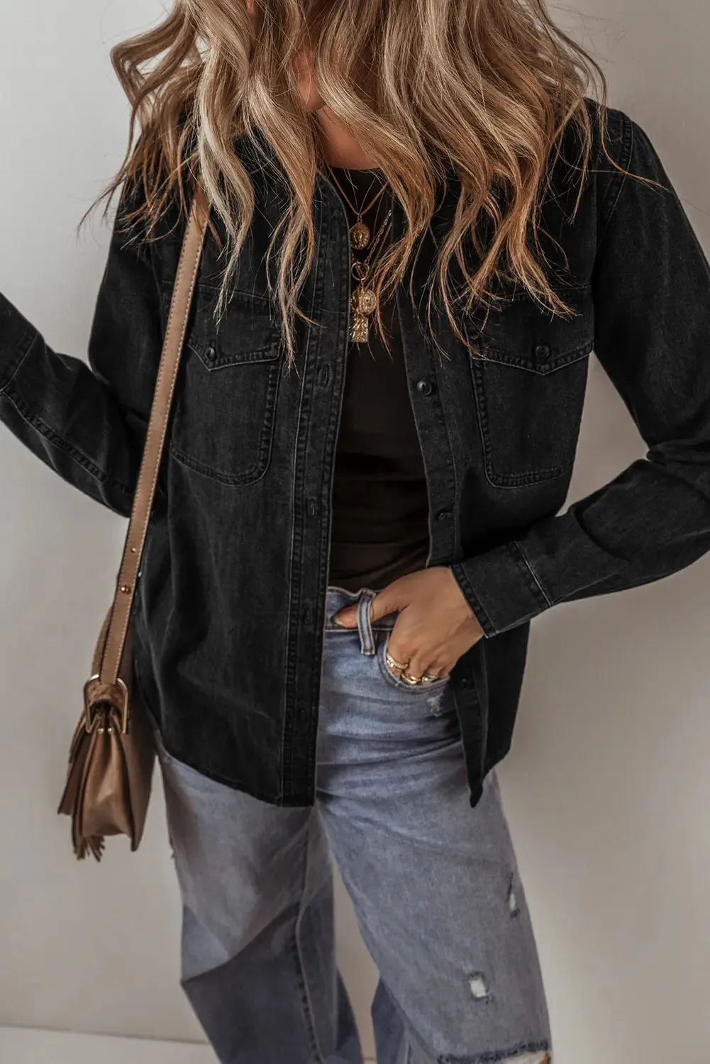 Button Up - Long Sleeve - Denim Jacket