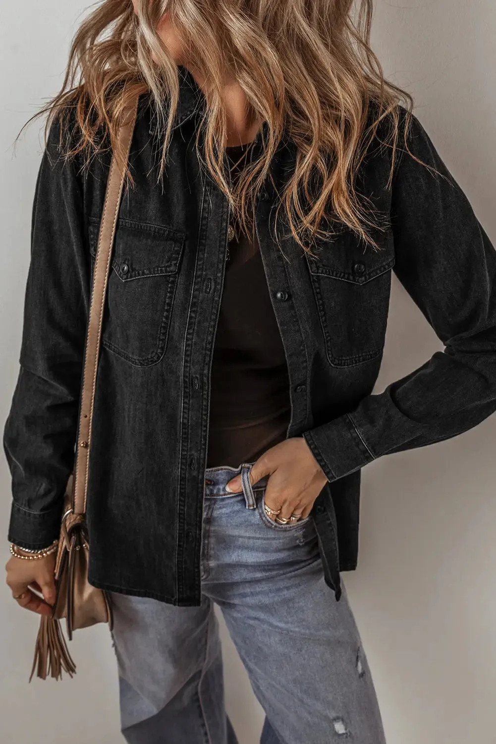 Button Up - Long Sleeve - Denim Jacket