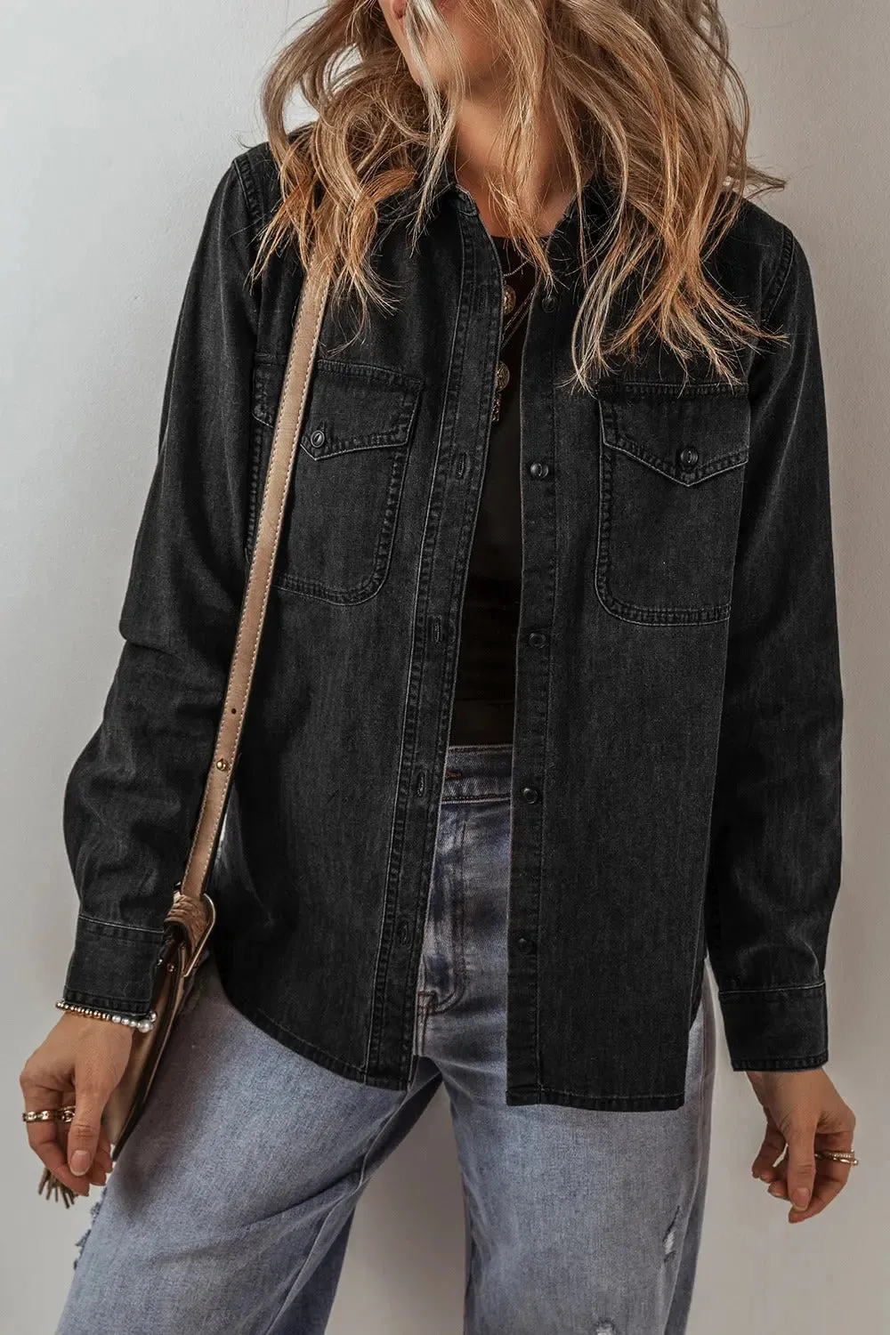 Button Up - Long Sleeve - Denim Jacket