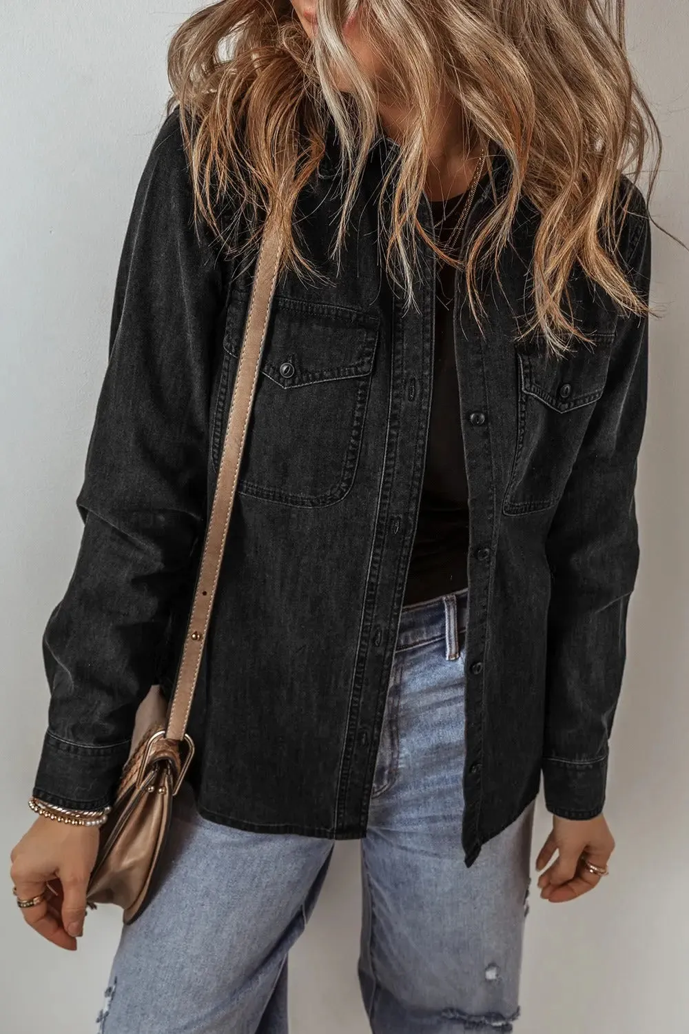 Button Up - Long Sleeve - Denim Jacket