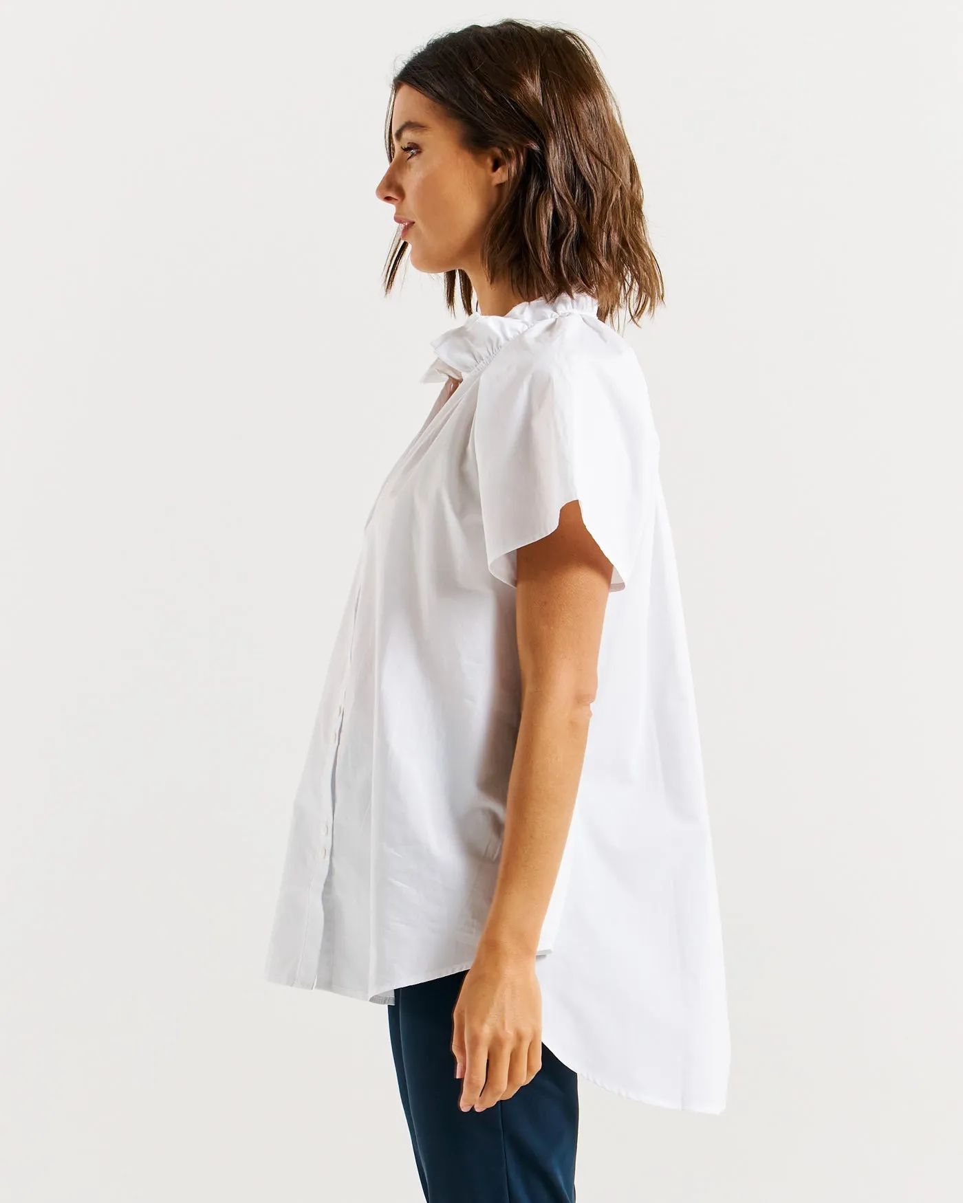 Caspian Blouse - White