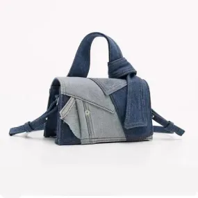 Chic Denim Crossbody Bag