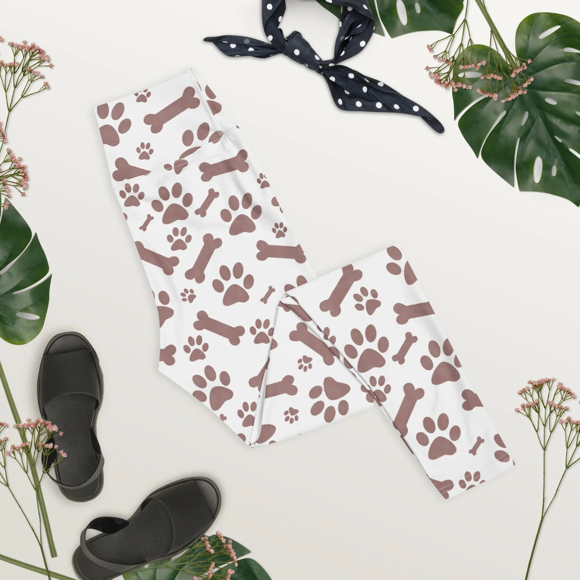 Earthy Paws Yoga Leggings