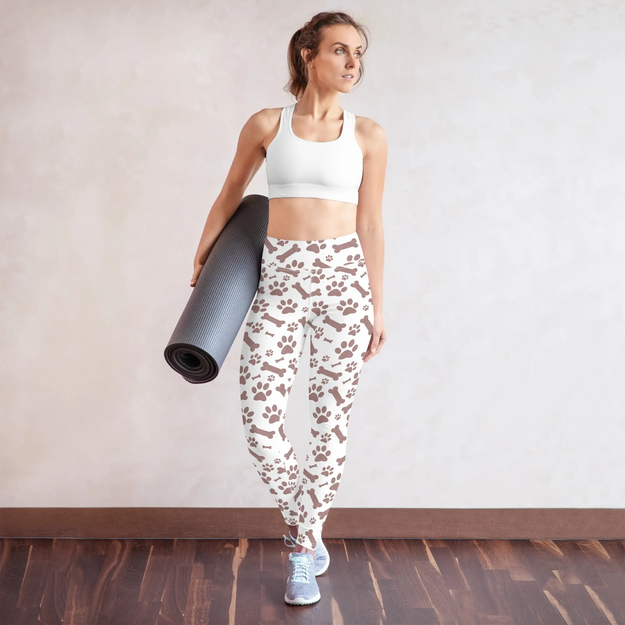 Earthy Paws Yoga Leggings