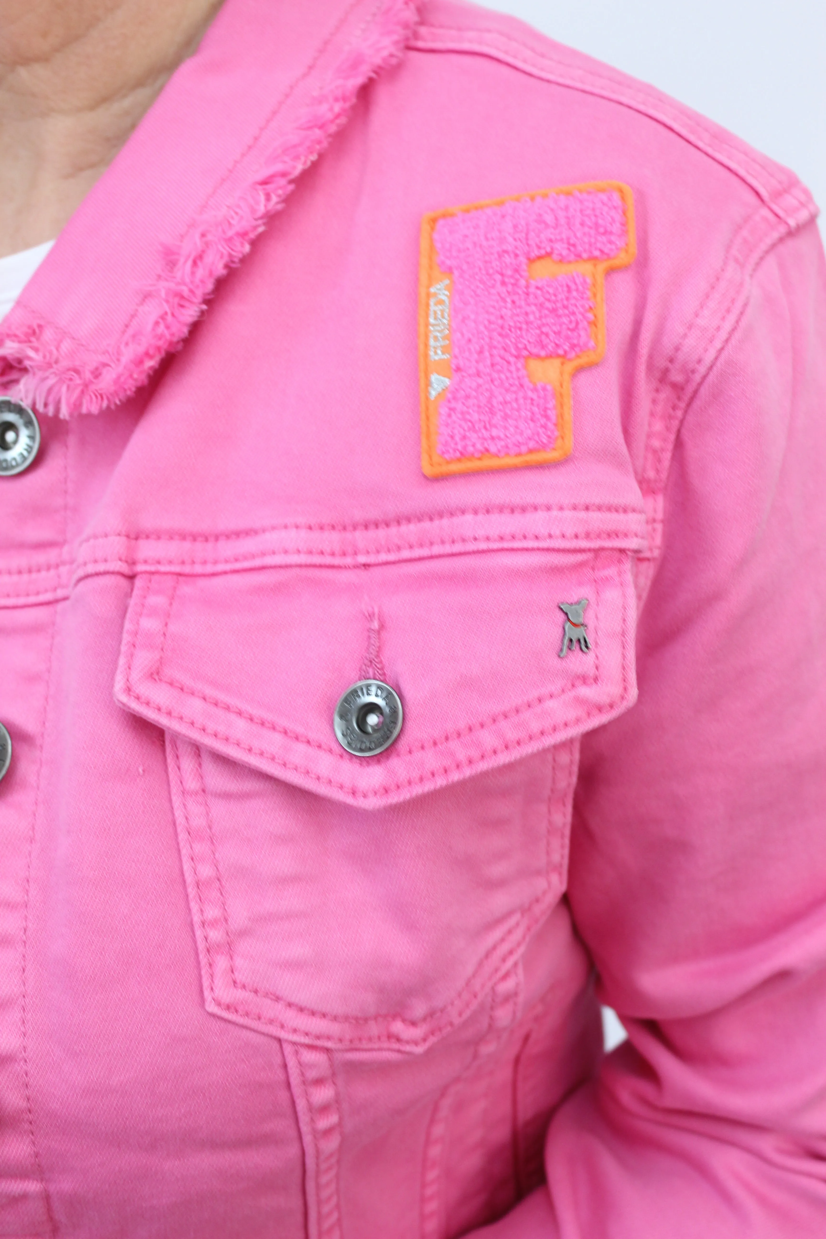 FRIEDA & FREDDIES Pink Denim Jacket