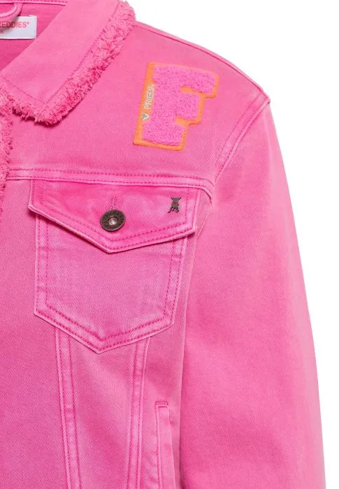 FRIEDA & FREDDIES Pink Denim Jacket