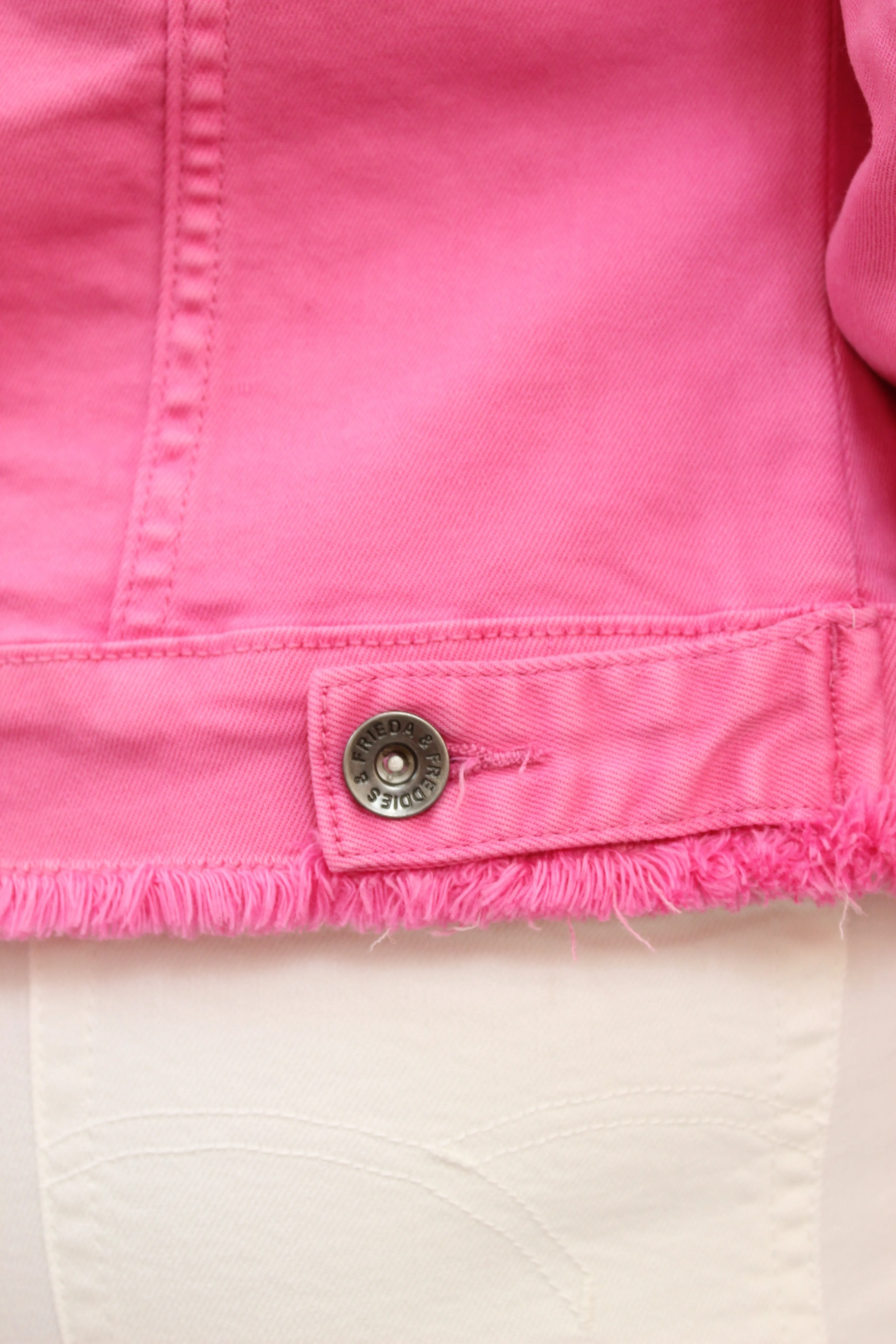 FRIEDA & FREDDIES Pink Denim Jacket