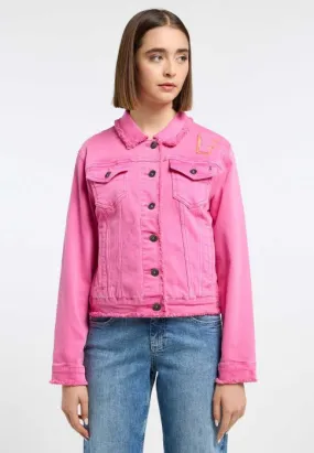 FRIEDA & FREDDIES Pink Denim Jacket