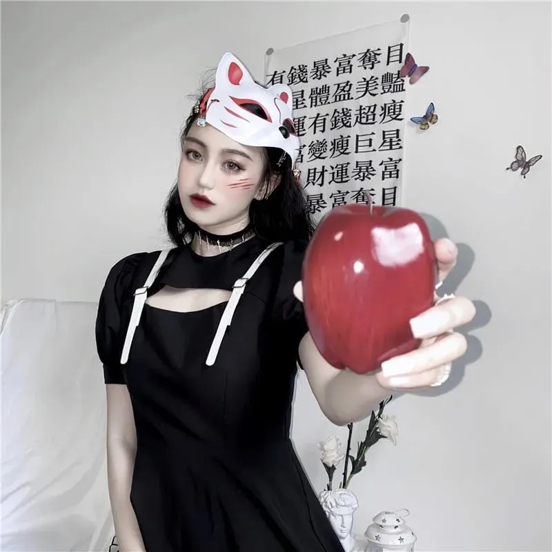 Gothic Hollow Out Oversize Dress