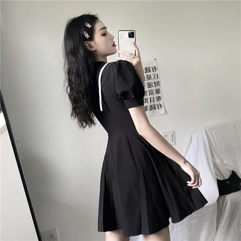 Gothic Hollow Out Oversize Dress