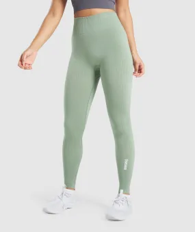 Gymshark Power Down Leggings - Green