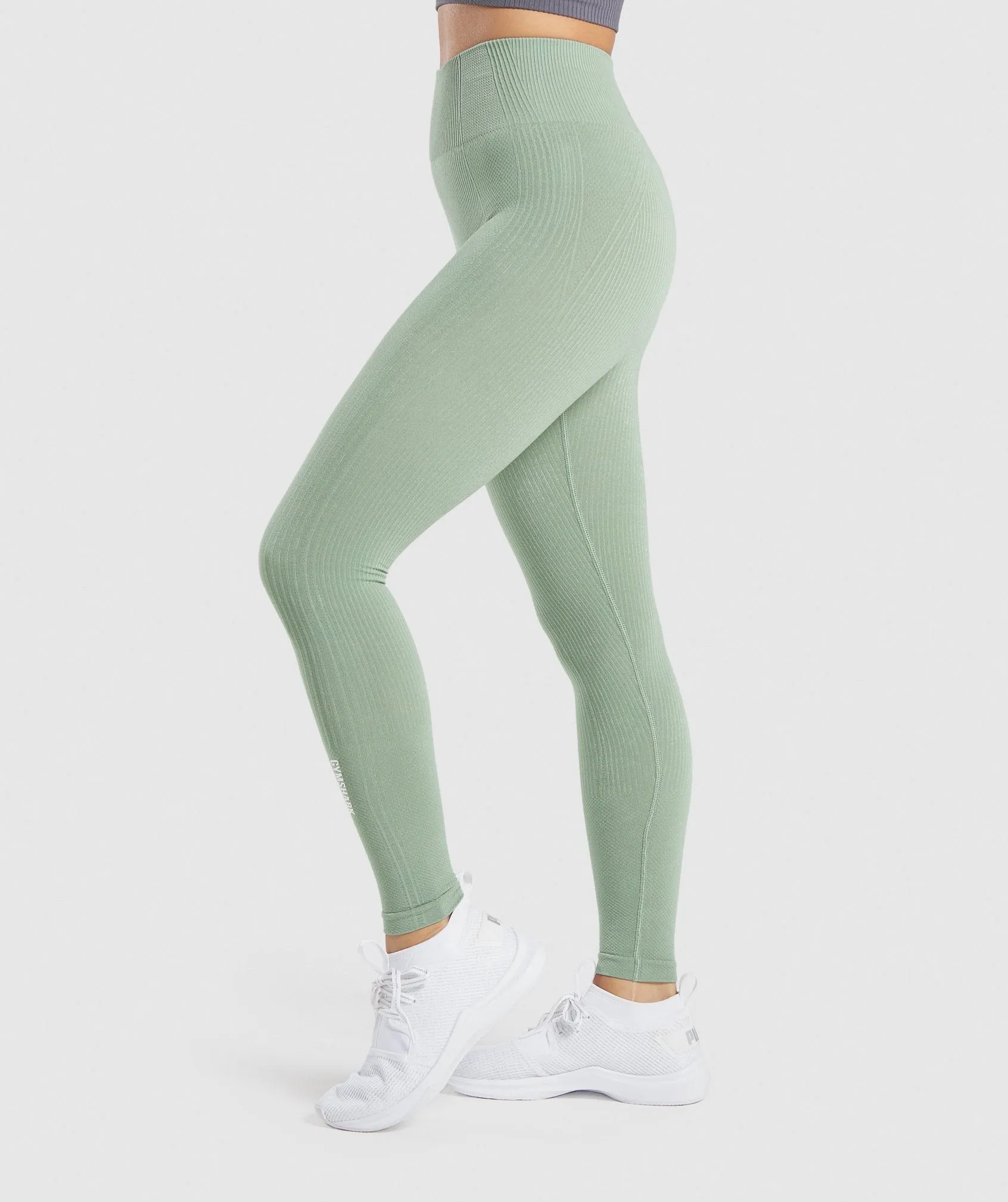 Gymshark Power Down Leggings - Green