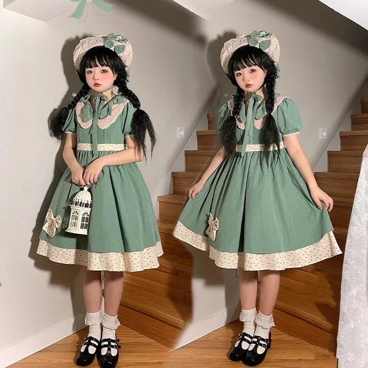 Kawaii Sweet Style Avocado Color Lolita Dress