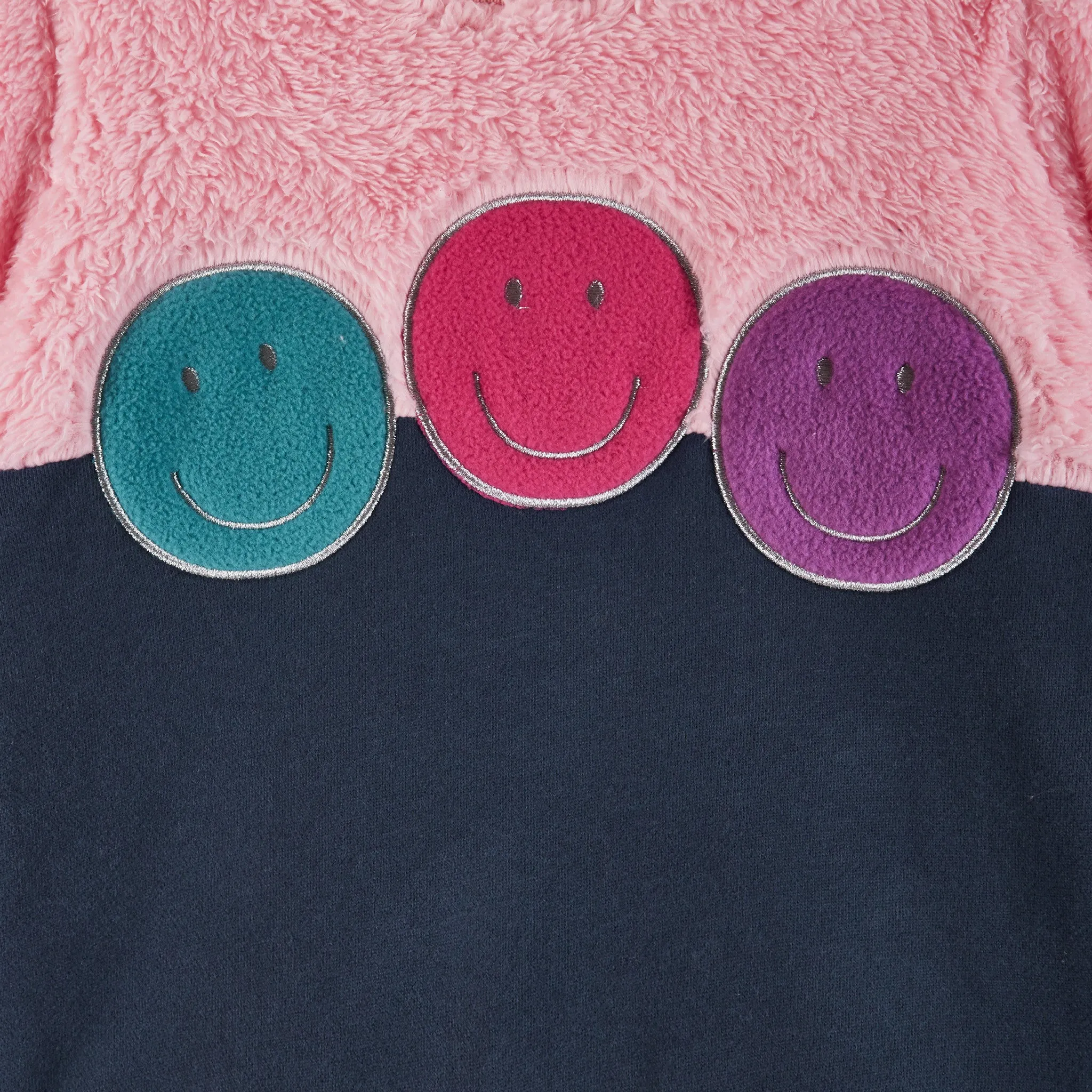 Kids (2-7) Crewneck & Flare Legging Set | Multicolor Smiles