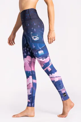 Leggings Cable Cars at Dawn