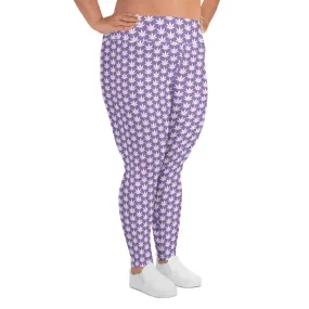 Light Purple Plus Size Leggings