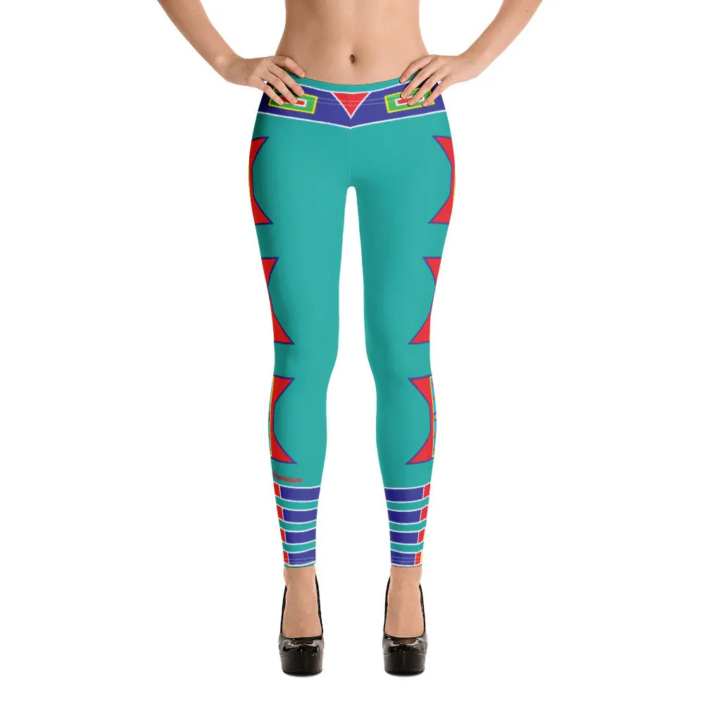 Live Turquoise Leggings