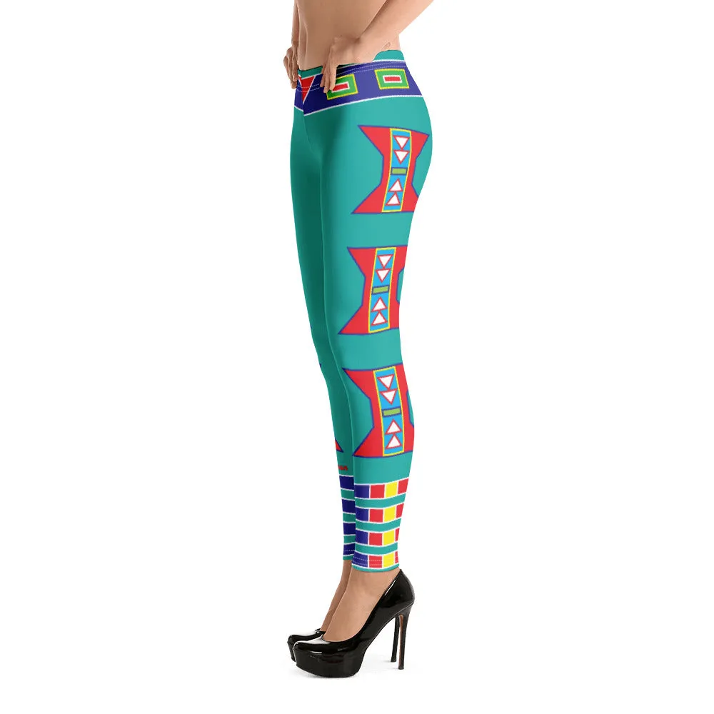 Live Turquoise Leggings
