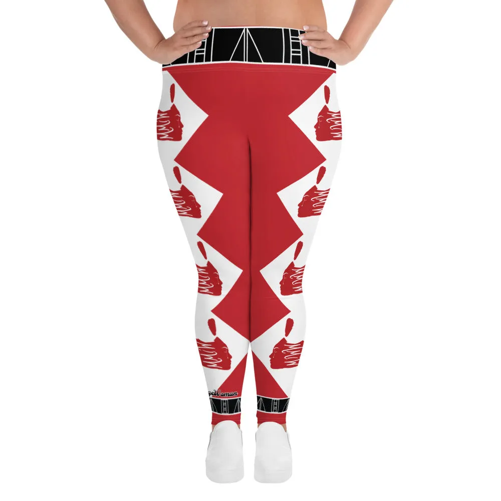 MMIW Red Plus Size Leggings