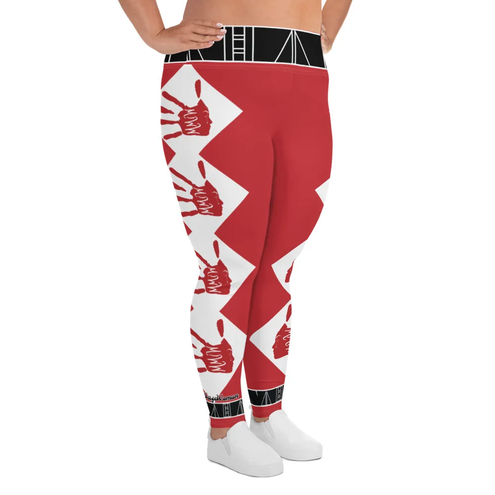 MMIW Red Plus Size Leggings