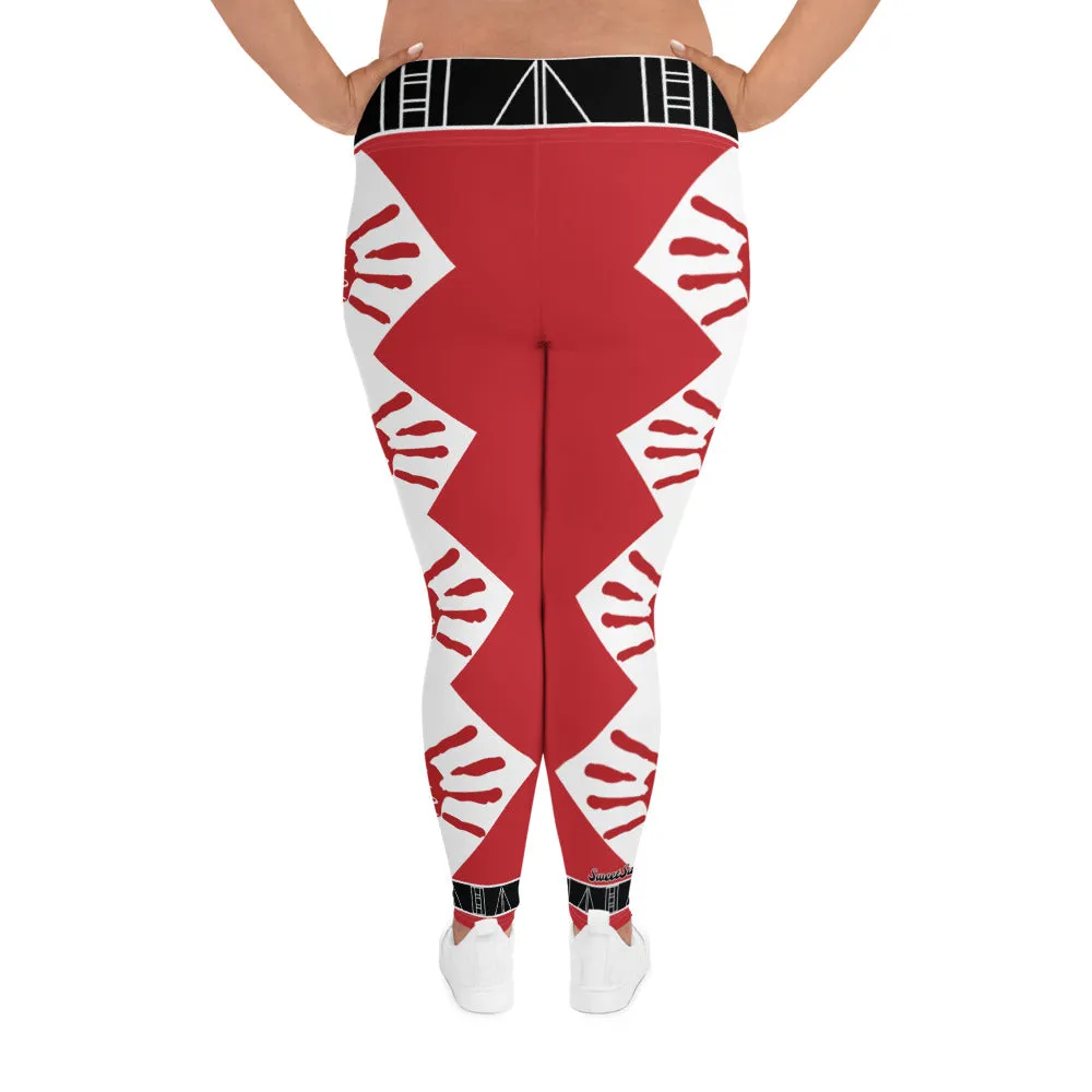 MMIW Red Plus Size Leggings