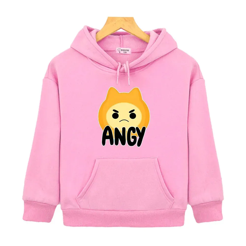 Ooblets Hot Game Hoodies Casual Comfortable Children Hooded Sweatshirt for Autumn/Winter Kawaii Boys Girls Clothing Fleece Hoody