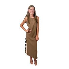 Rick Rack Trim Maxi Dress