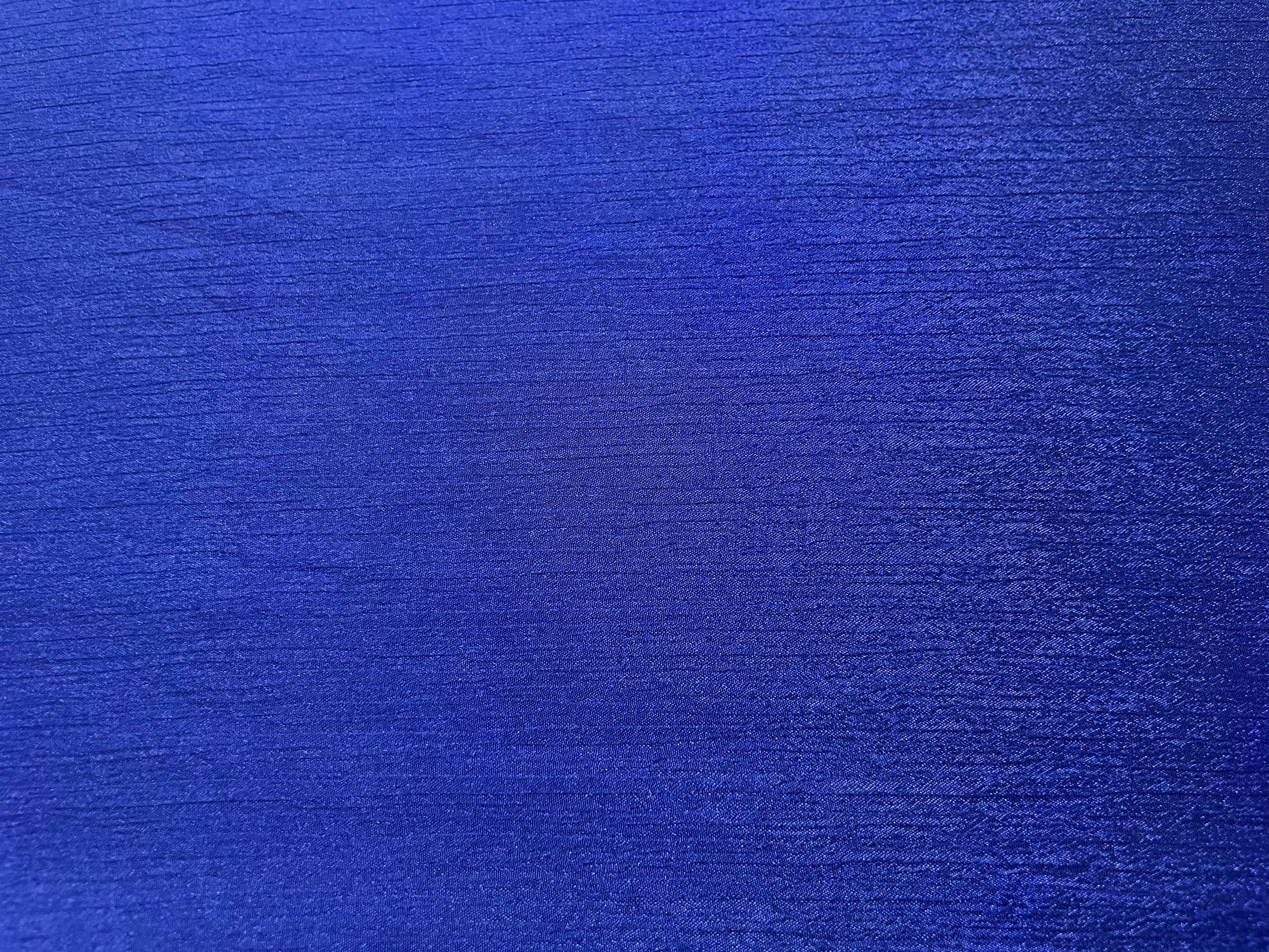 Royal Blue Plain Chinon Chiffon Fabric