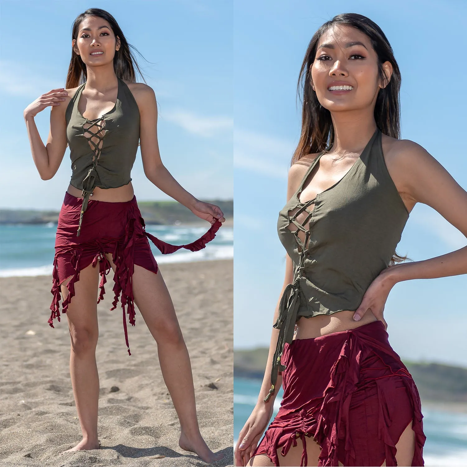 Sexy Lace-Up Top