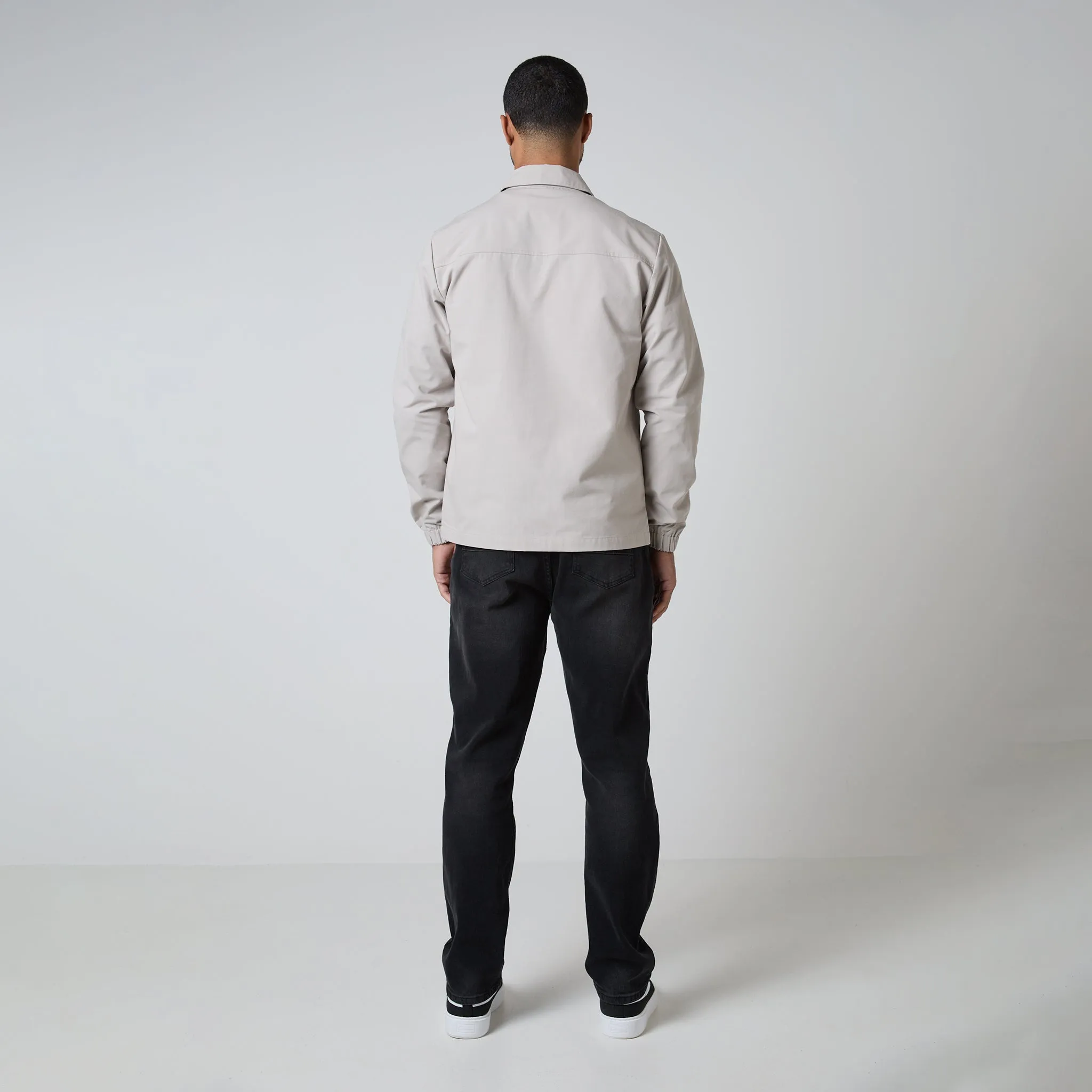 Smart Utility Overshirt | Stone