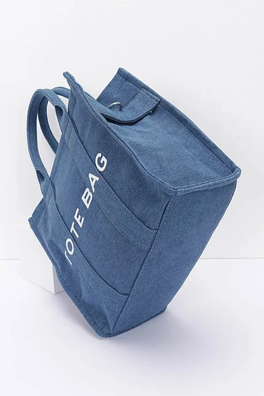 Still Trending-Denim The Tote Bag