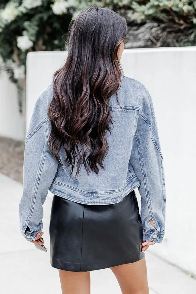 Walk The Walk Light Wash Denim Jacket FINAL SALE