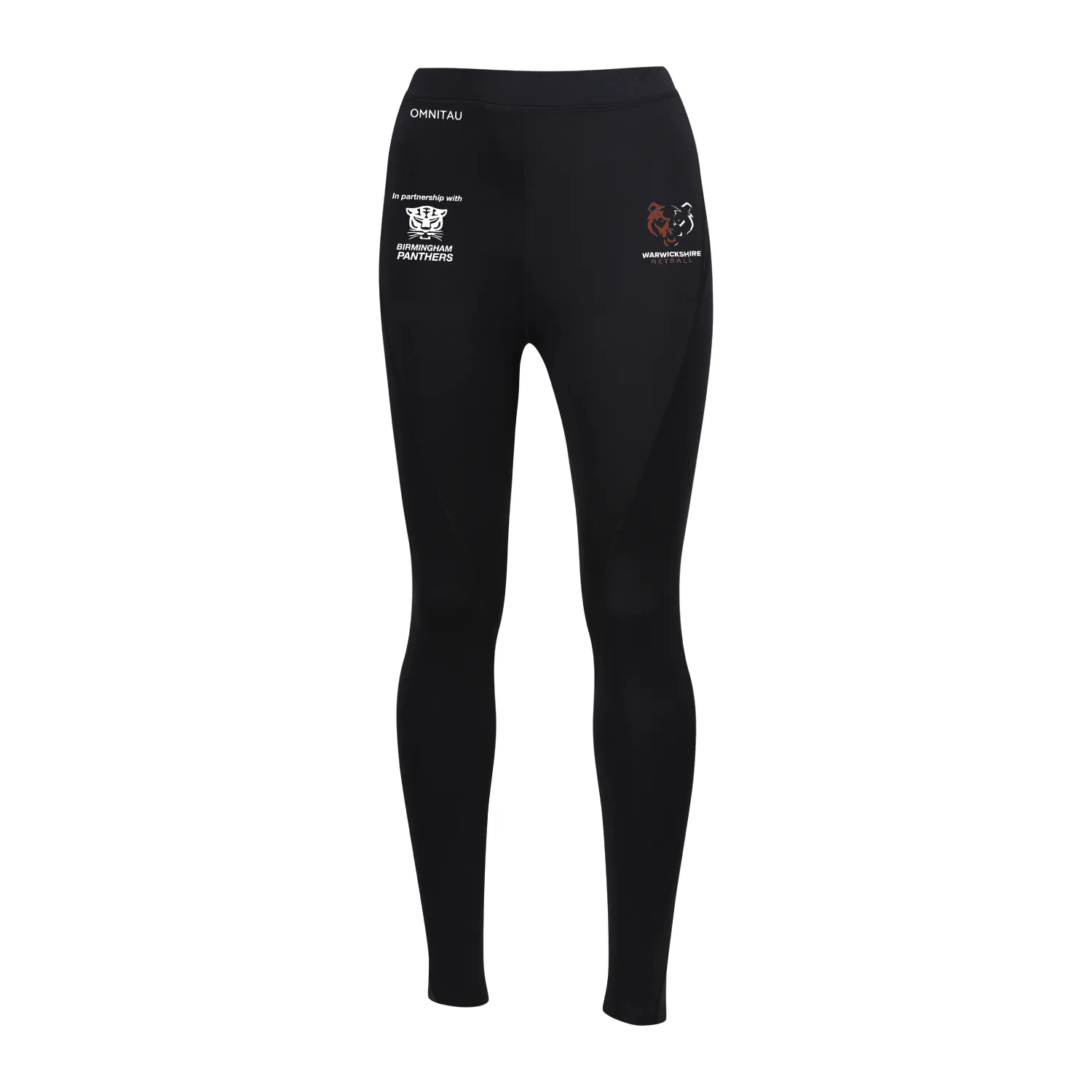 Warwickshire Netball Women's Full Length Training Leggings - Black